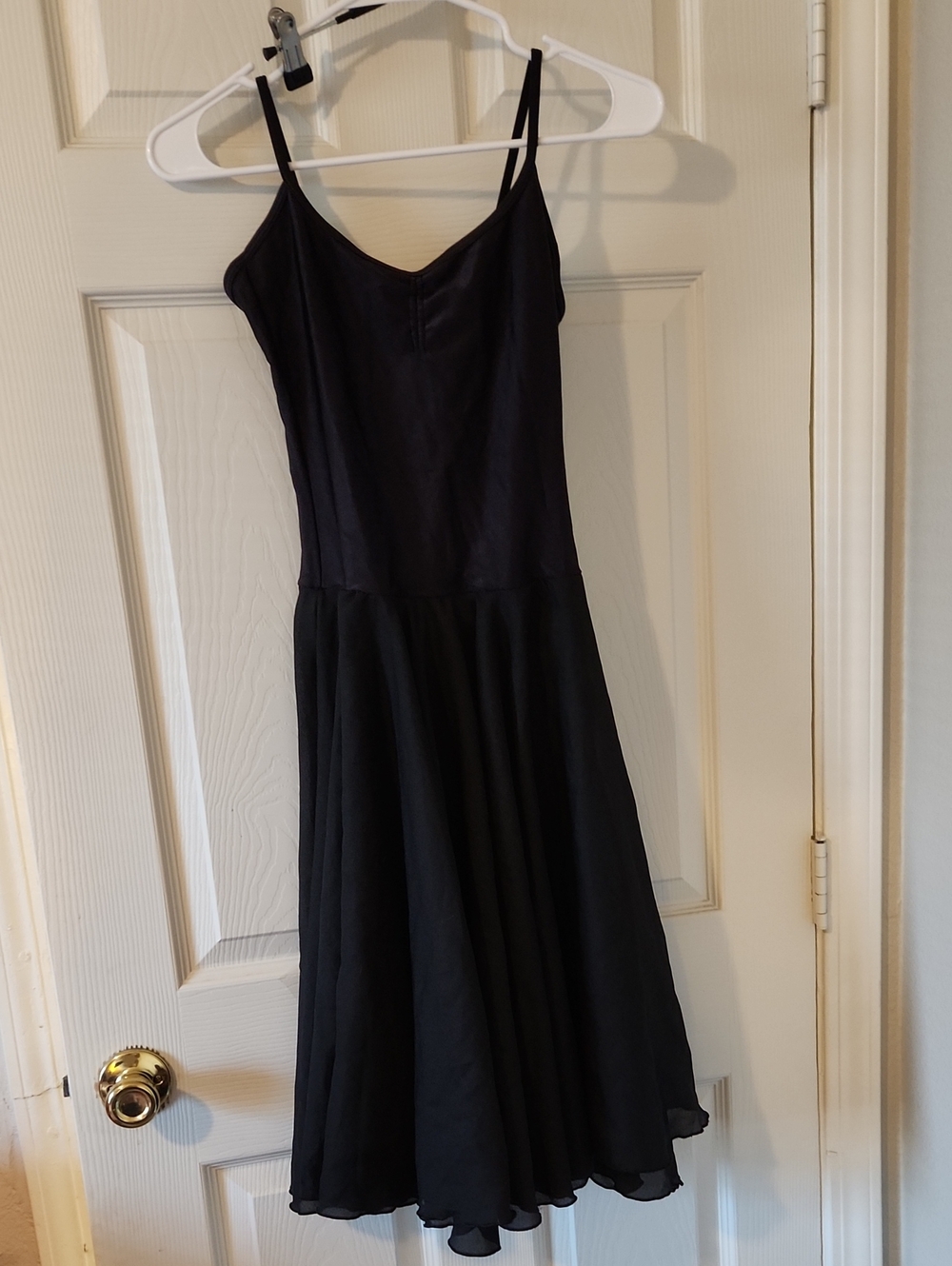 Body Wrappers Navy Scoop Neck Dance Leotard Sz L